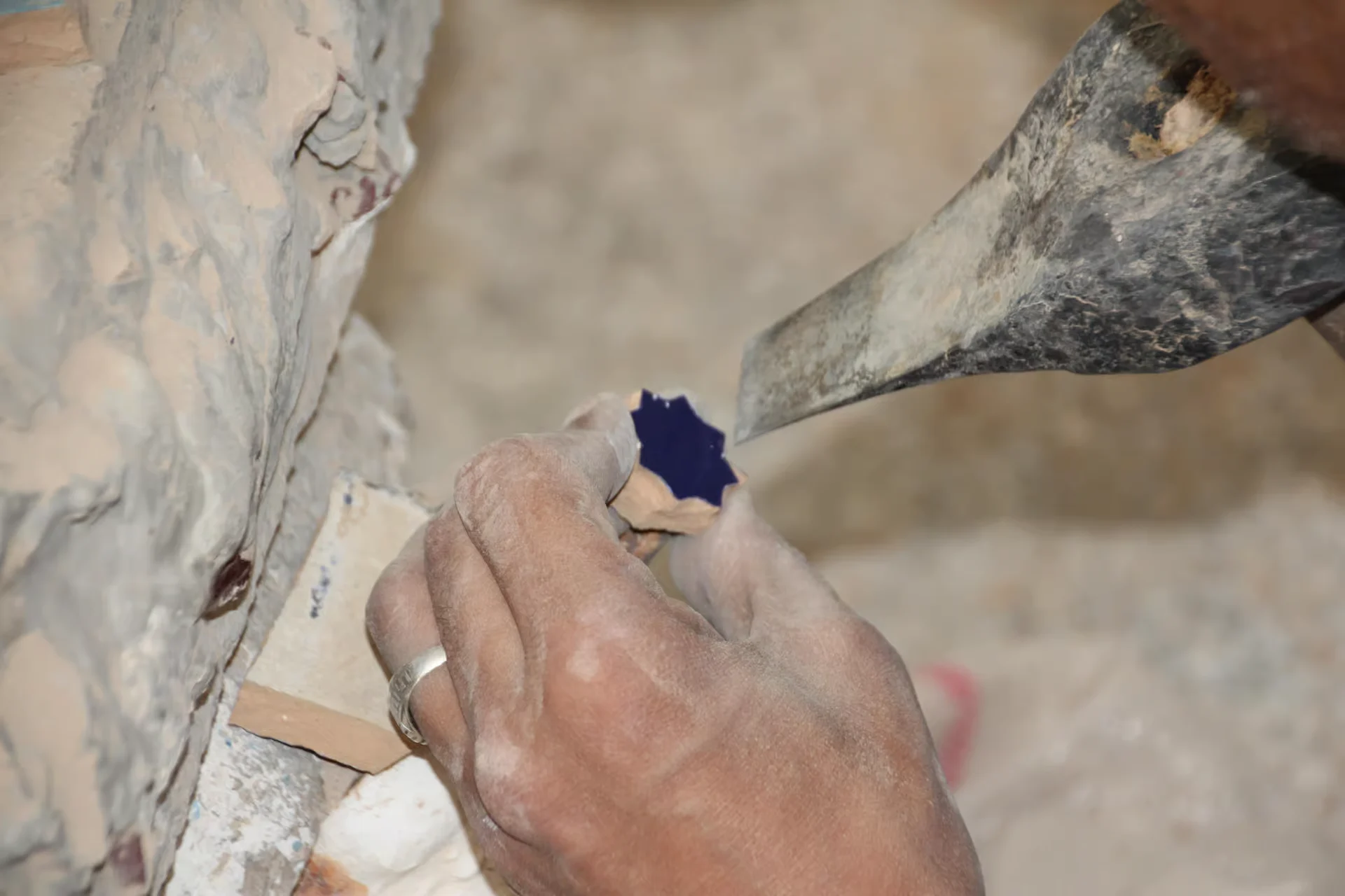 Scène d'atelier liée à la poterie traditionnelle de Fès